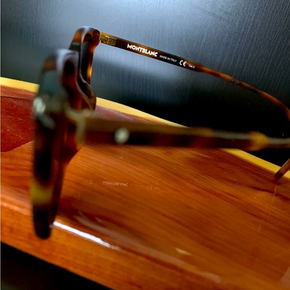 MONT BLANC Havana Sunglasses. *𝙱𝚁𝙰𝙽𝙳 𝙽𝙴𝚆* Guarantee certification - Picture 3 of 3